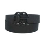 COLOR COATED GO BUCKLE EMBOSSED PRINT BELT