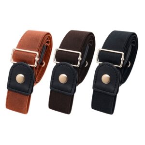 Invisible Buckle-Free Stretch Belt for Women and Men, Perfect Waist