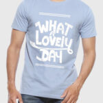 What a Lovely Day - Men's Funny Yale Blue T-Shirt