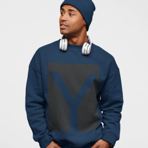 Mens Y Logo Crewneck Sweatshirt