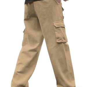 Men’s Cotton Cargo Pants (Color Khakhi) (Size 34)