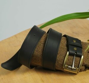 Custom Personalized Leather Belt with Buckle, Christmas Gifts