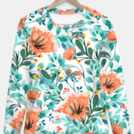 Tangerine Dreams Fitted Waist Sweater